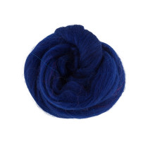 " Gamma" TFS- 050 " Шерсть для валяния" 100% полутонкая шерсть 50г №0100 т. синий