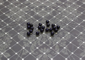 Бусина Чехия " PRECIOSA" под жемчуг 132- 19- 001 4 мм 20 шт 70063 темно- синий