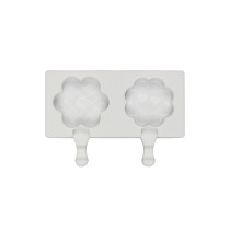 Форма силиконовая "S-CHIEF" для мороженого SPC-0401 d 7 см 18.7 x 13 x 2.4 см "цветы" - 2 ячейки