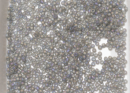 Бисер Япония круглый 11/0 10г 0176BF серый матовый, радужный прозрачный